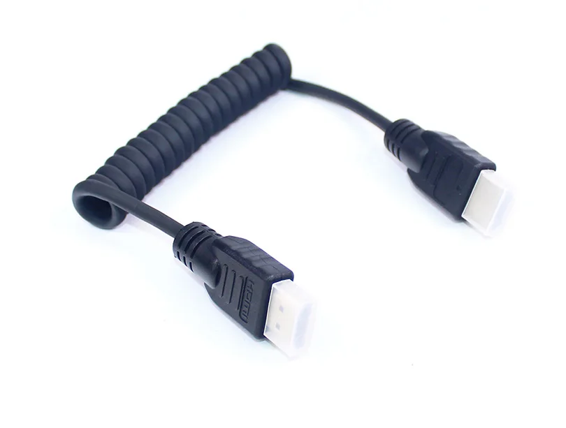 LanParte спиральный HDMI кабель с типом А к типом камеры HDMI разъем для Aotomos 8 бит для BMPCC 4K