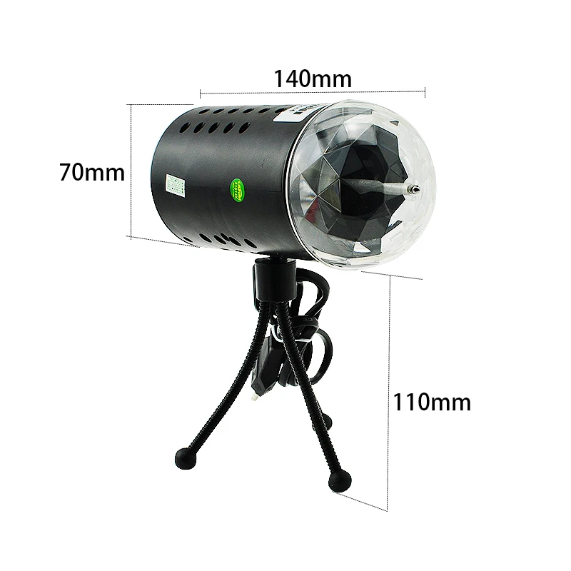 3D Вращающийся RGB светодиодный эффект для дискотеки клуба клуб сценический свет