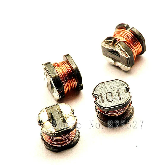 

50 шт./лот SMD Силовые индукторы CD54 100UH печать 101