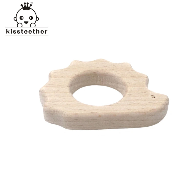 Бук деревянный Ежик натуральные ручной работы деревянные Прорезыватель для