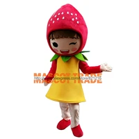 high quanlity fruit strawberry mascot costume cartoon character adult mascot costumes