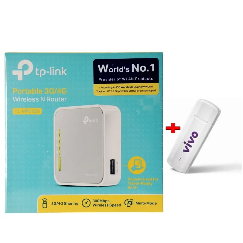Комплект) TP-LINK TL-MR3020 портативный+ huawei 4g E3272s-153 usb-модем