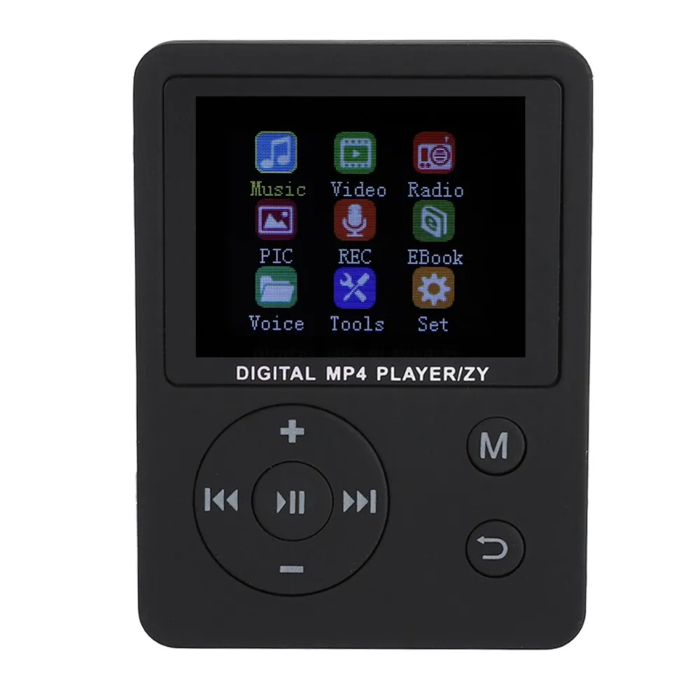 Тонкий легкий портативный цветной экран HiFi плеер MP3 MP4 музыкальный плеер USB2.0 круглая кнопка