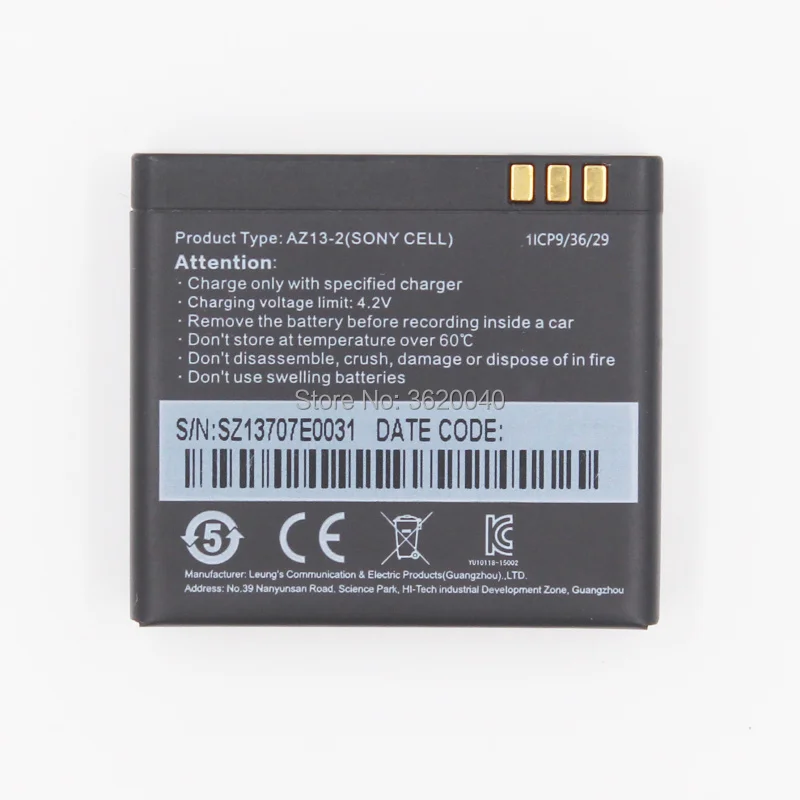 GND 990 мА/ч 3.66Wh 3 7 V AZ13-2 запасная батарея для спортивной экшн-камеры xiaomi yi экшн-камера
