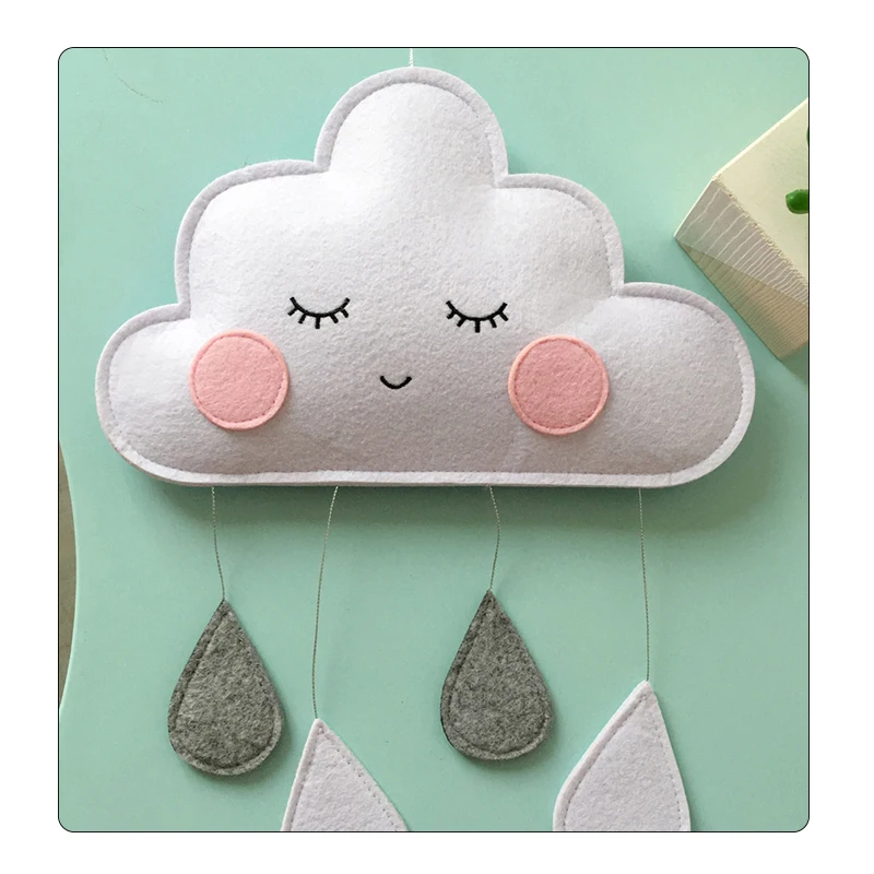 Скандинавский декор для детской комнаты в виде облака подвесное украшение из