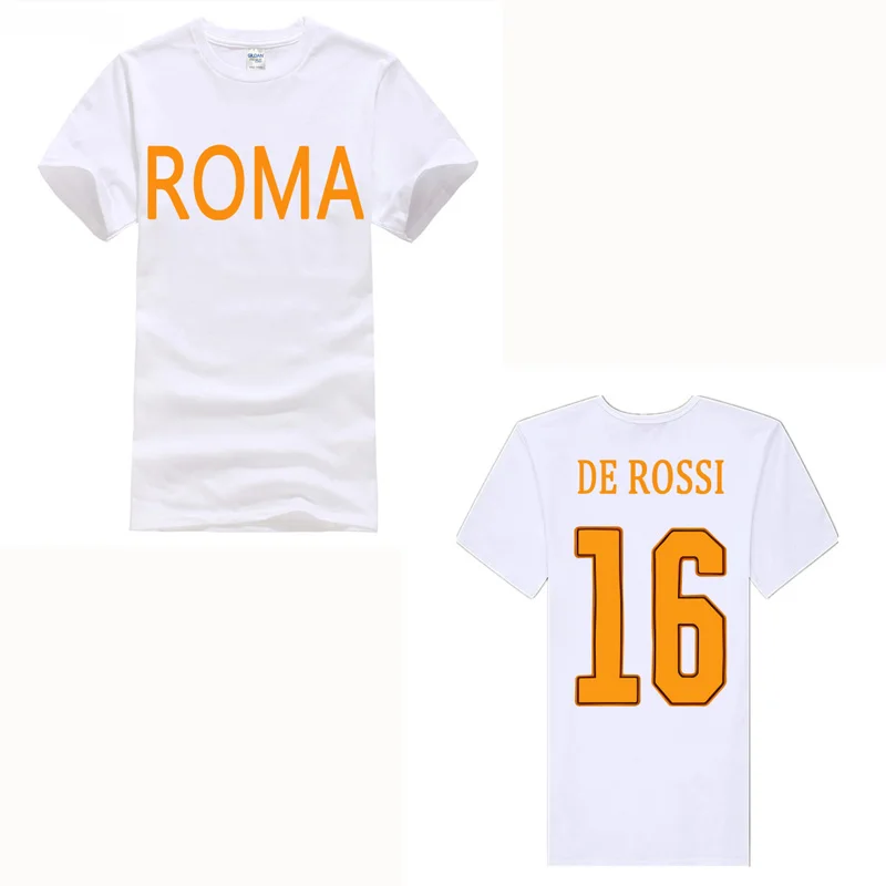 Rossi 2018 футболка для футбола Мужская Летняя стильная модная мужская Swag roma de NO.16 Топ