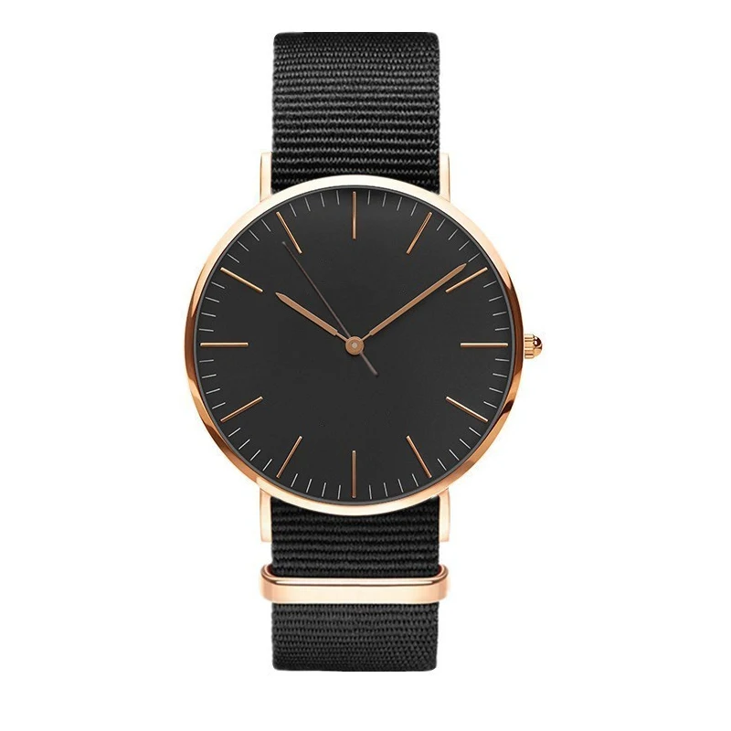 Новые модные высококачественные роскошные Брендовые женские часы 36 мм нейлон