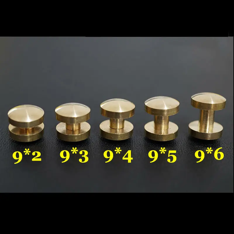 Винт для ремня из твердой латуни 50 шт. | Дом и сад