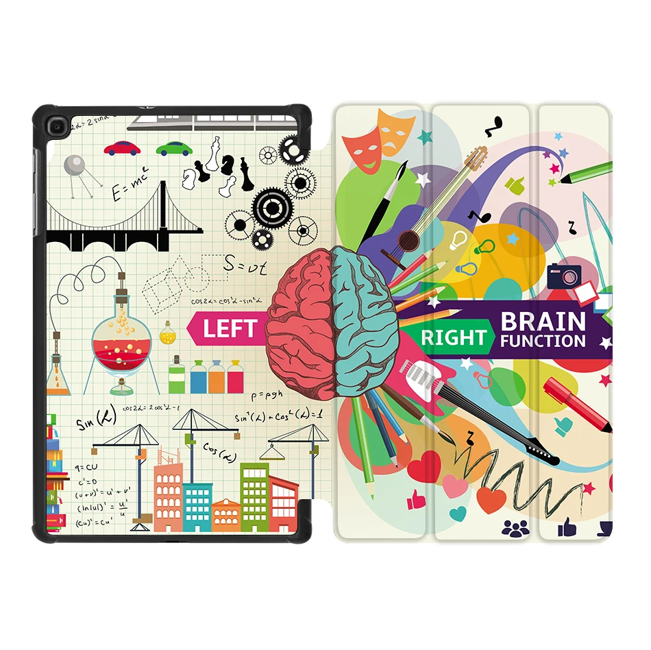 SS16 MTT Graffiti Case For Samsung Galaxy Tab A 10.1 inch SM-T510 T515 Slim PU Leather Flip Fold Stand Tablet Cover coque - Color: SS16
