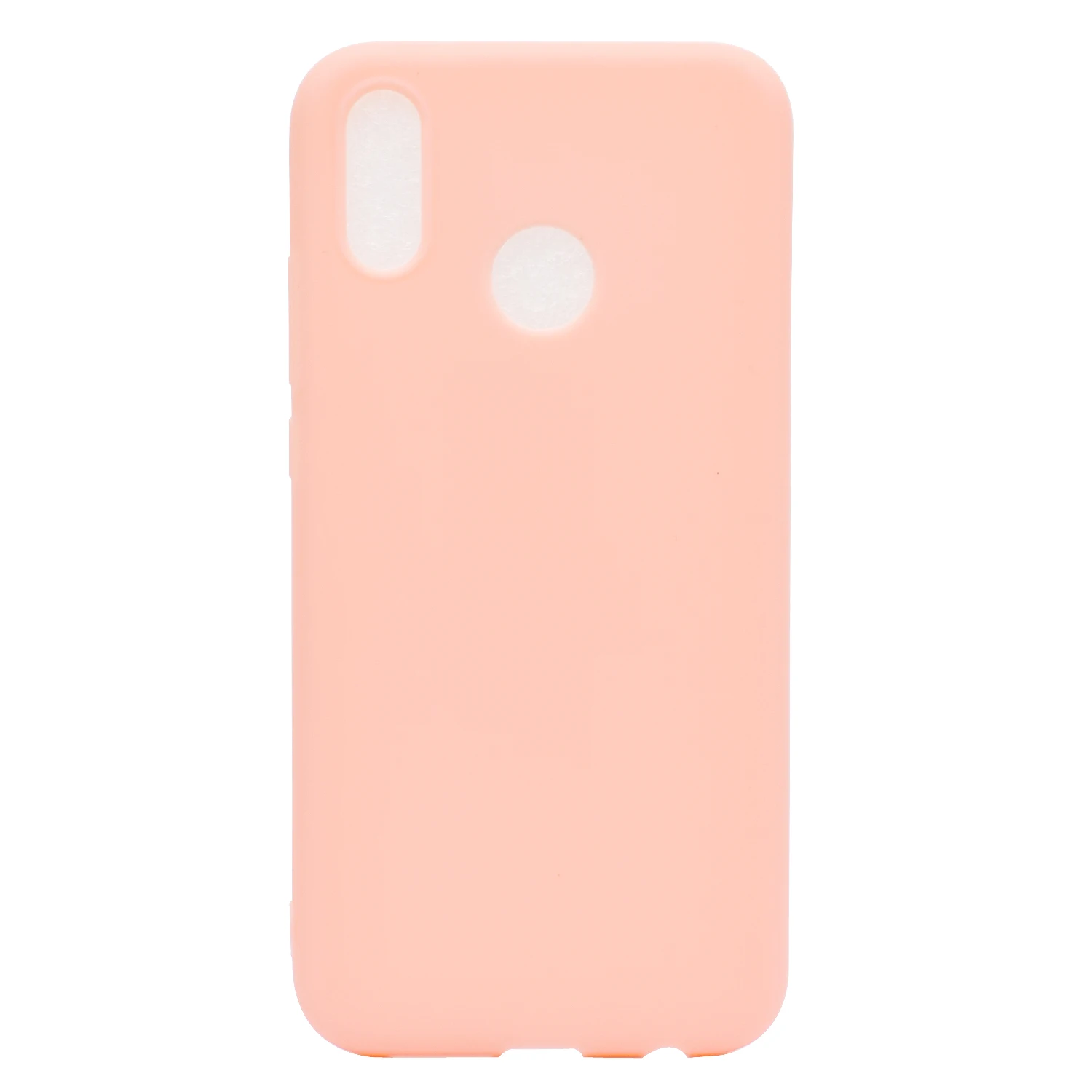 Светло-Серый Мягкий силиконовый чехол ярких цветов для Huawei P20 Pro P10 P9 P8 Lite Mate 10 honor 8 9 Lite P Smart Y9, задняя крышка для сотового телефона - Цвет: Светло-Серый