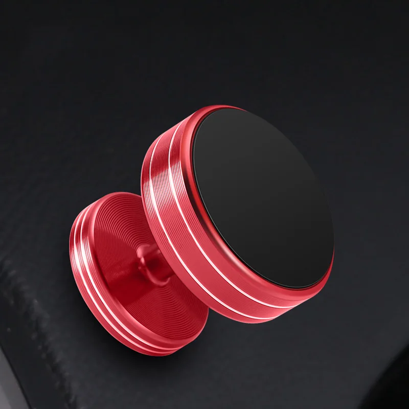 Red Мини магнитный автомобильный держатель, подставка popsocket, держатель мобильного телефона для смартфона для Iphone, поддержка для авто, стабилизатор сотового телефона - Цвет: Red