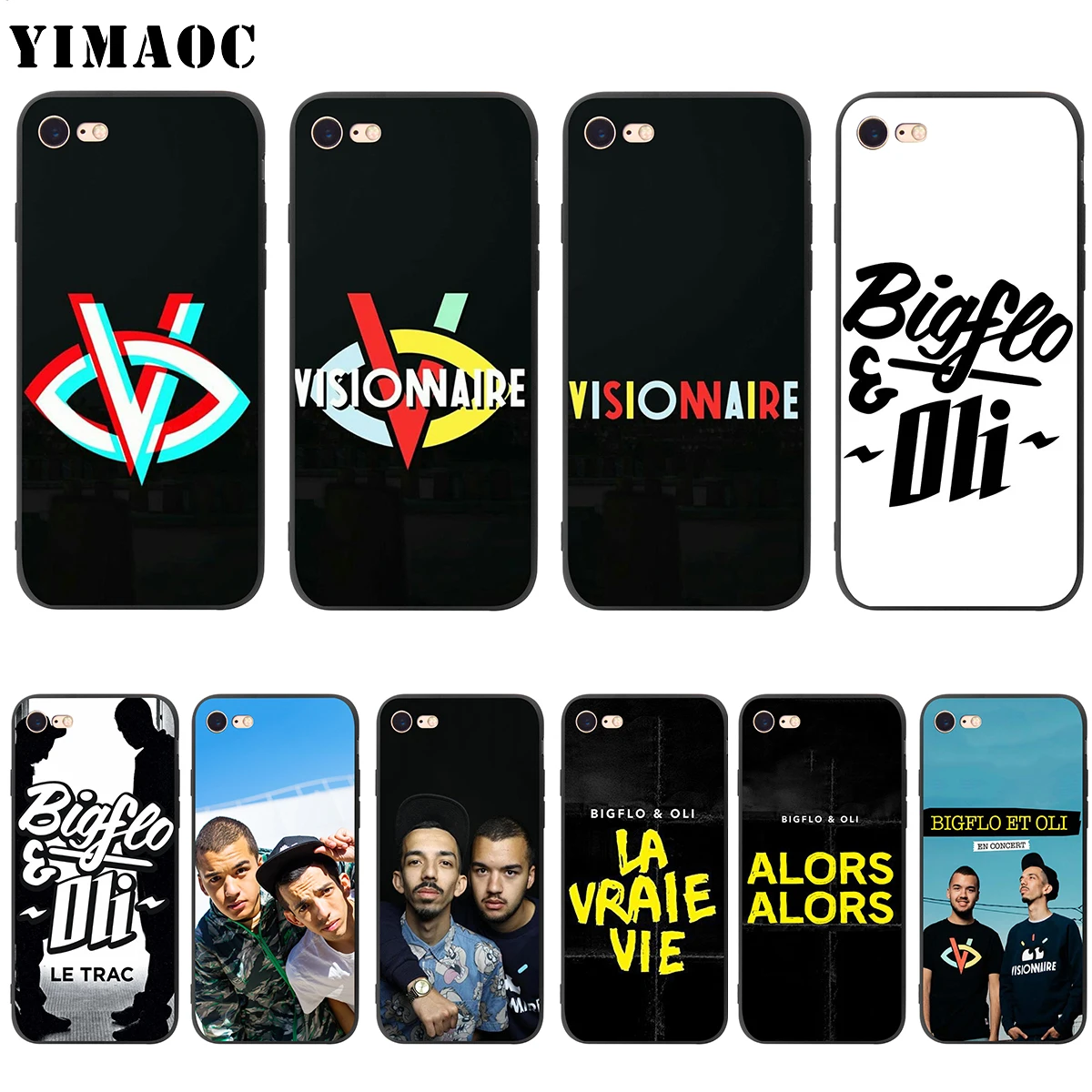 YIMAOC Bigflo & Oli мягкий чехол для Apple iPhone SE 2020 5 5s 6 6s 7 8 Plus XR X Xs 11 12 Pro Max mini|Бамперы| |