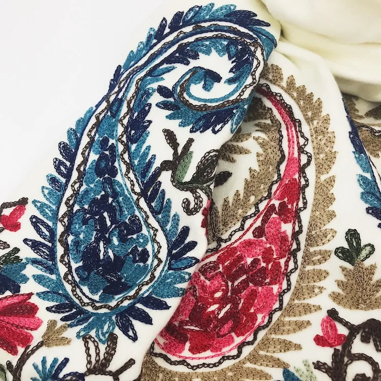 Ms. Two кешью вышитые цветы имитация кашемировый шарф двойного назначения шаль