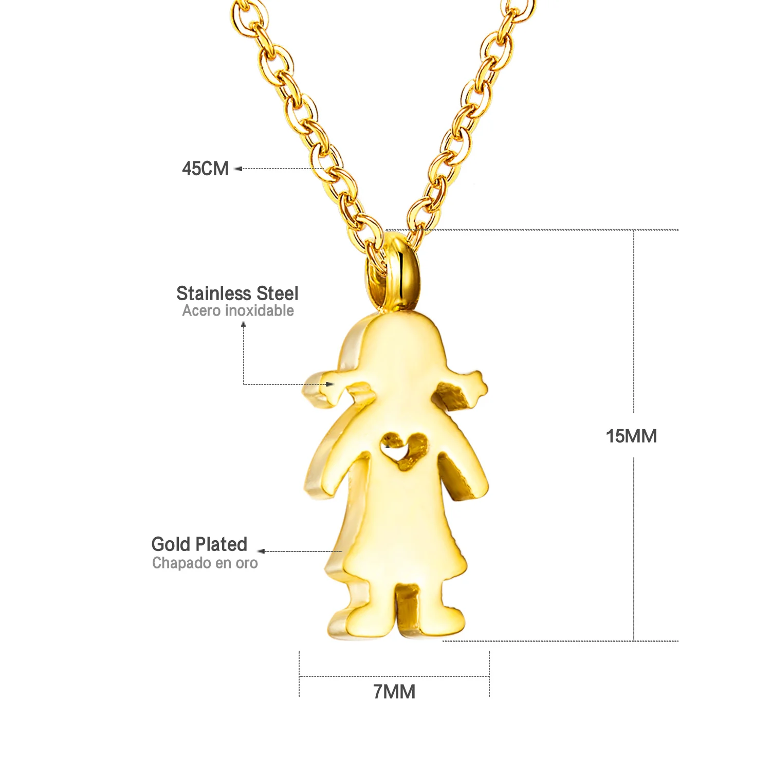 LUXUKISSKIDS 5 шт./лот ожерелья с подвесками милая девочка для женщин и девочек