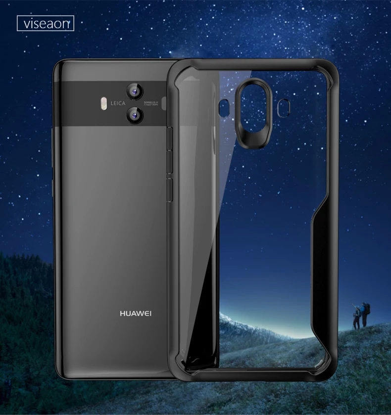 Для Huawei Mate 10 чехол ультра тонкий hdпрозрачный для Pro полная защита Жесткий ПК