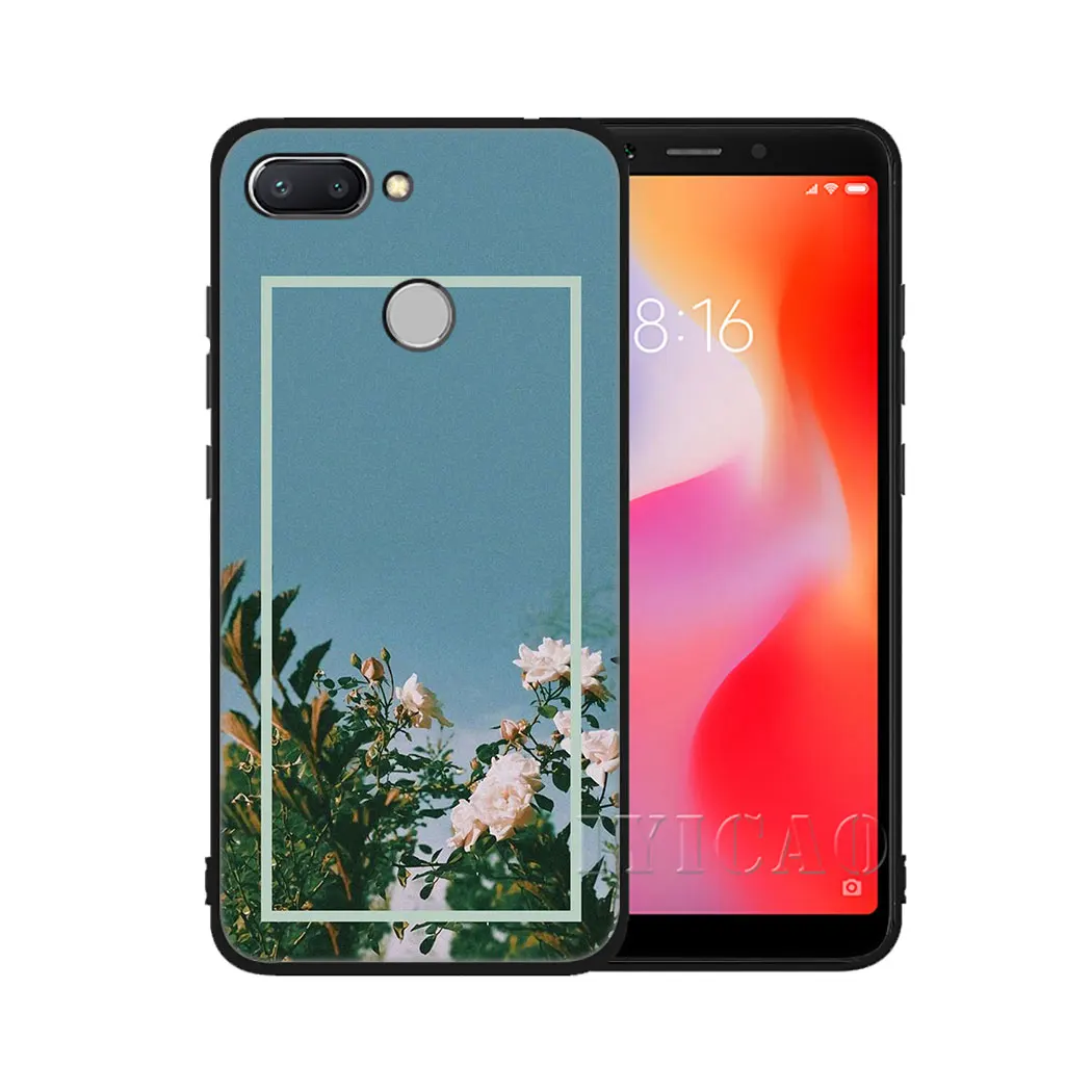 IYICAO растения кактус мягкий прочный чехол с изображением цветов для Xiaomi Redmi 4A 4X5 5A 5