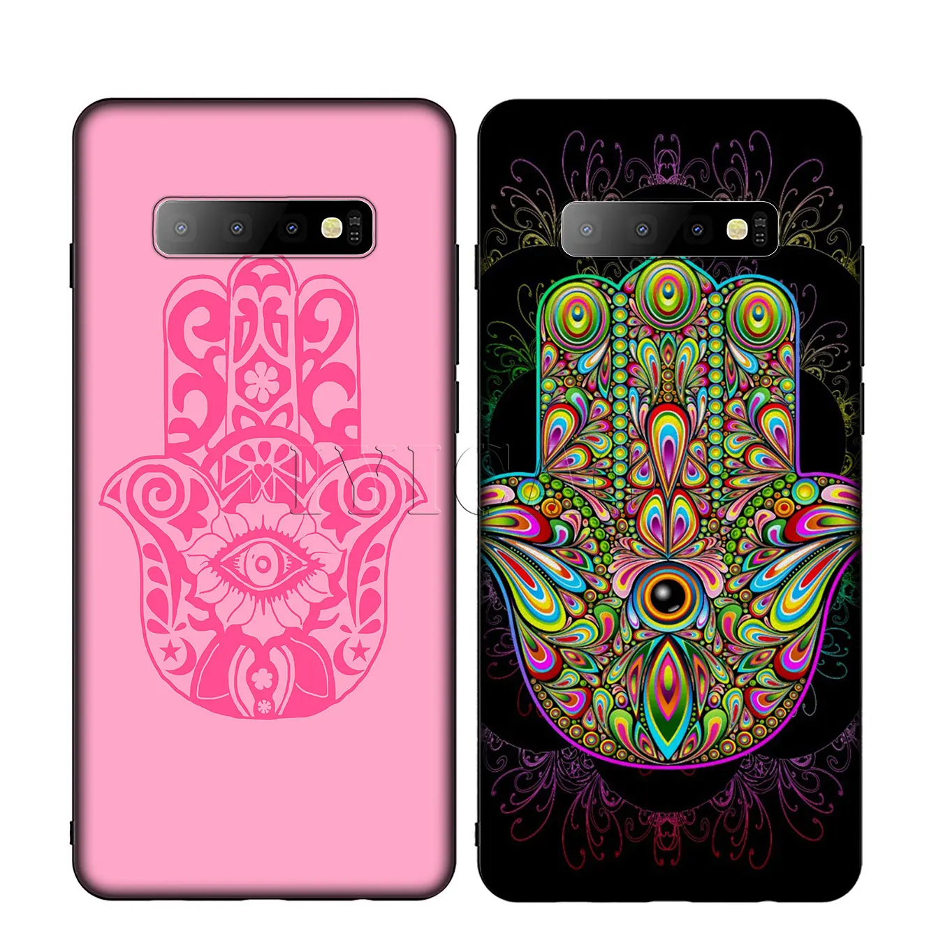 Hamsa рука Фатимы Блестящий силиконовый мягкий чехол для телефона Samsung Galaxy S20 S10 S9 S8