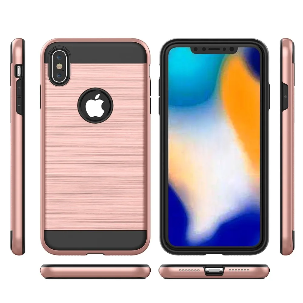 HAWEEL ворсованной текстурой ударопрочный чехол Защитный для iPhone XR/XS Max/XS/Galaxy S6/S7/Note