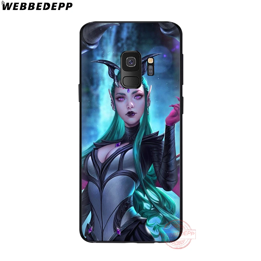 WEBBEDEPP Медуза мягкий чехол для телефона с изображением цветов Samsung S6 S7 край S8 S9 S10