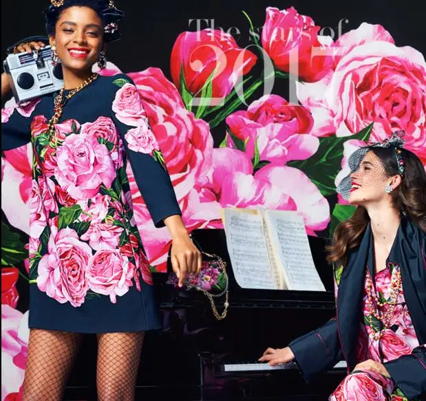 Новинка модная Домашняя одежда с большим цветком Красная атласная ткань принтом