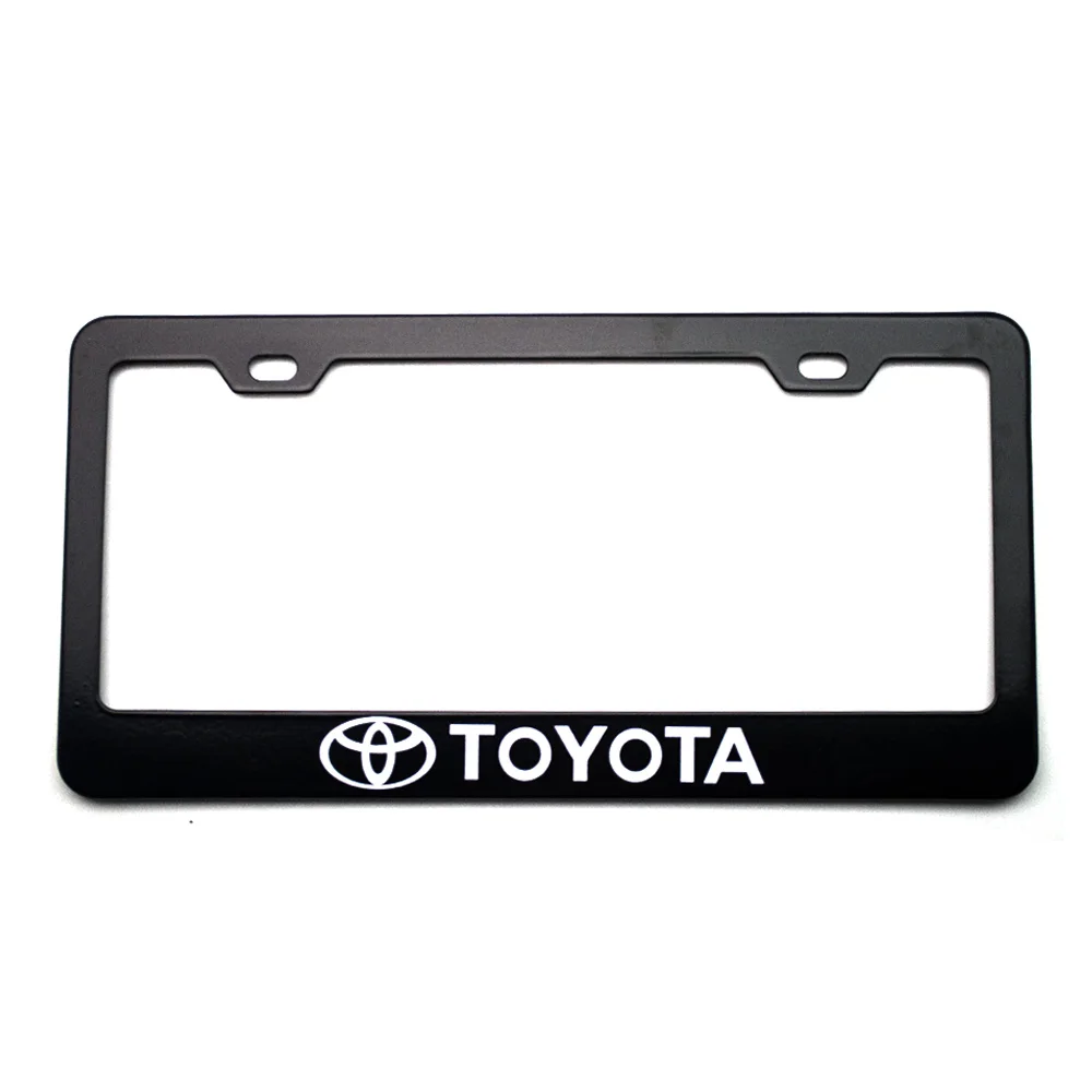 1 шт. универсальные отверстия из нержавеющей стали черный Автомобильный номерной