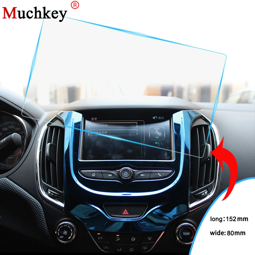 

Car Styling 7 Inch Car GPS Navigation Screen Protective Film Tempered film LCD Screen Film Steel Material Car Stickers