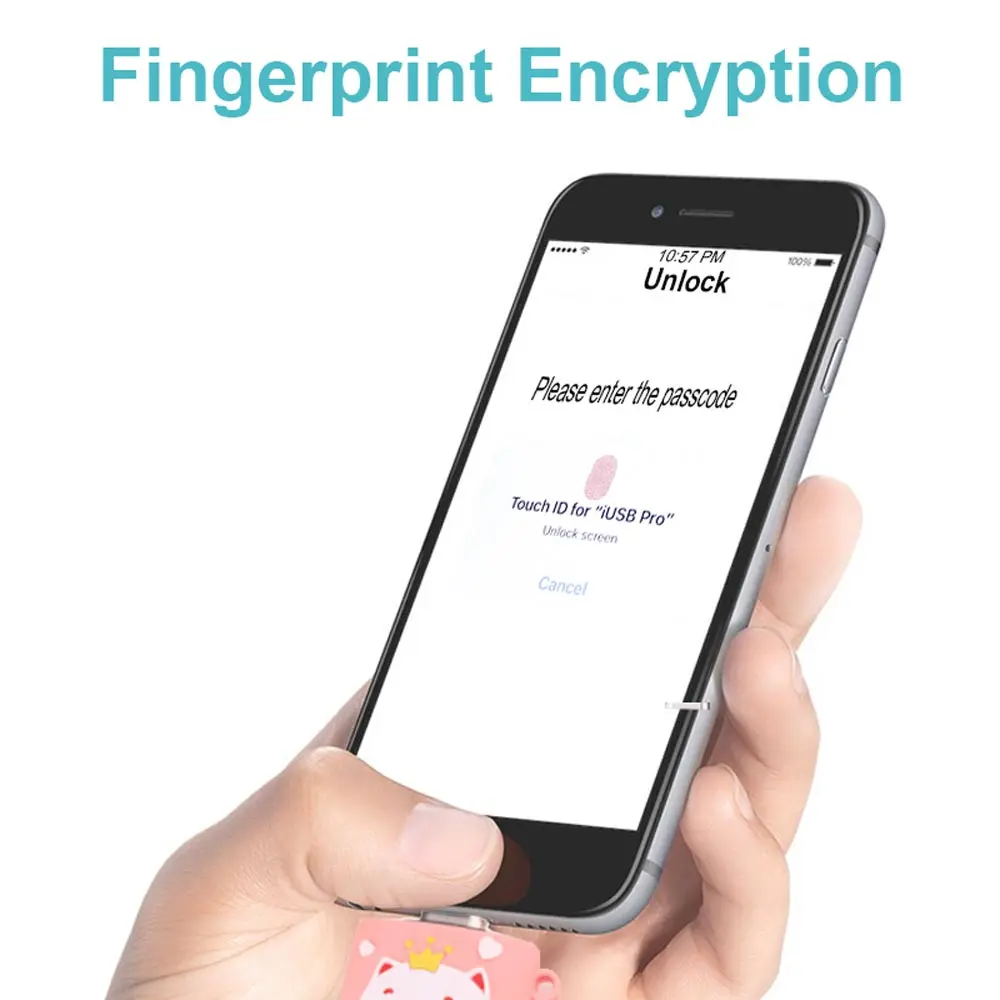Ingelon USB флэш-накопитель для iPhone X/8/7/7 Plus/6 Plus/6s/5/SE ipad ipod зашифрованные флэшку 32gb 64gb 128gb Милый флешки USB3.0