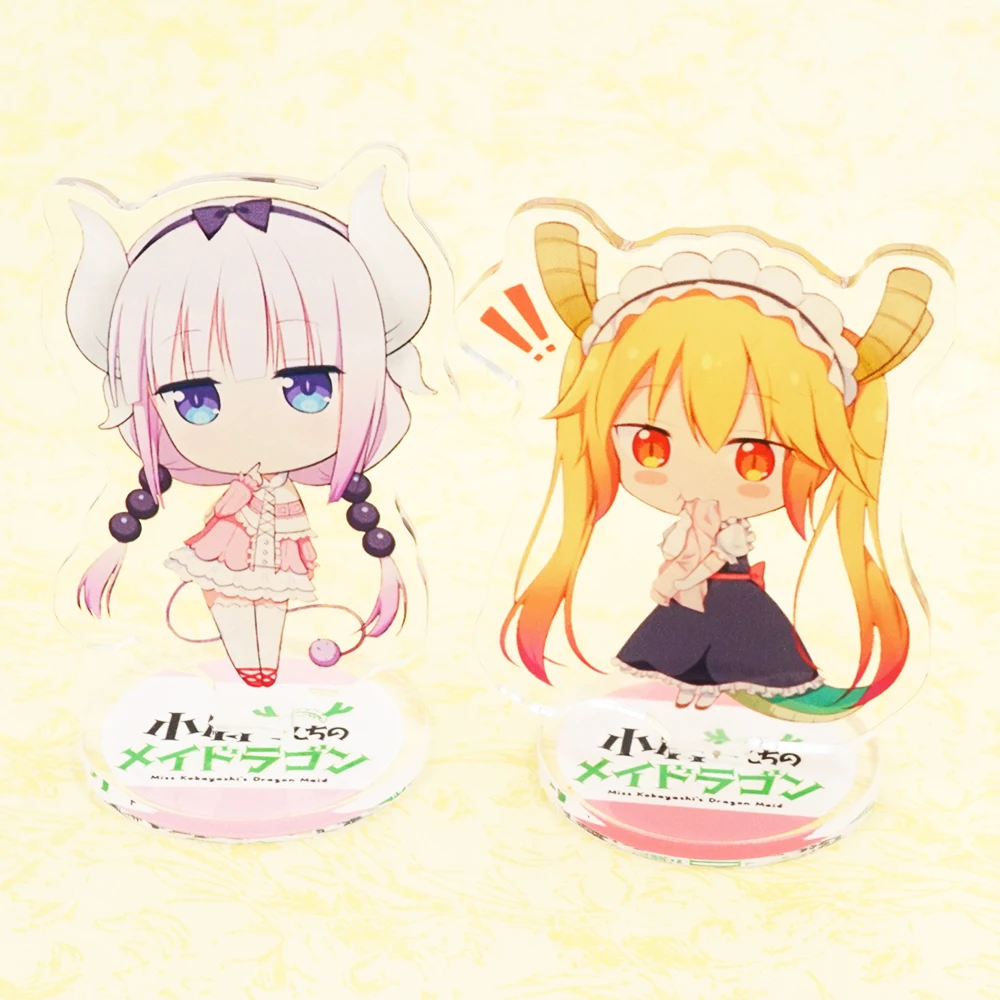 Miss Kobayashi's Dragon Maid аниме Kobayashi san Chi no Meidoragon Tohru Kanna Kamui двойная акриловая сторона
