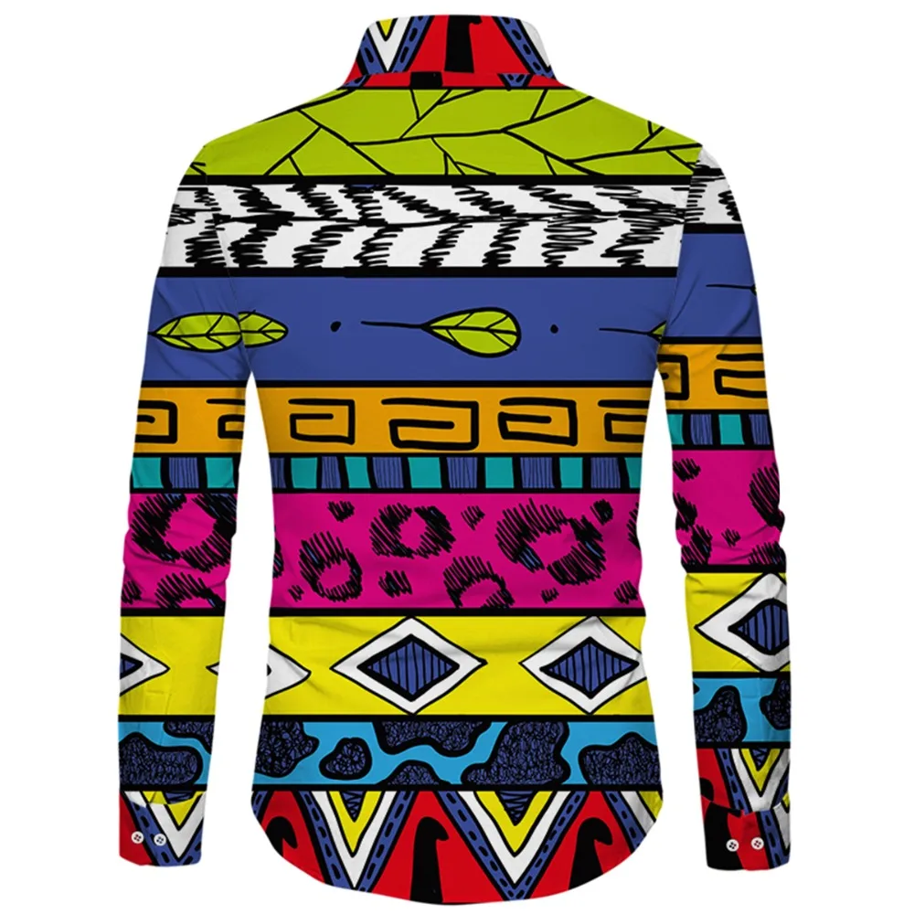 

Cloudstyle 3D Floral Shirt Male Clothes Autumn Fashion Slim Fit Shirt Long Sleeve Camisa Hombre Office Casual Dress Shirts