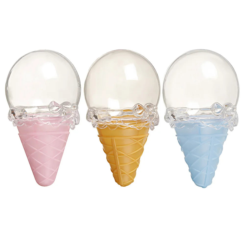 6 шт./лот креативная пластиковая коробка для конфет в форме мороженого милый