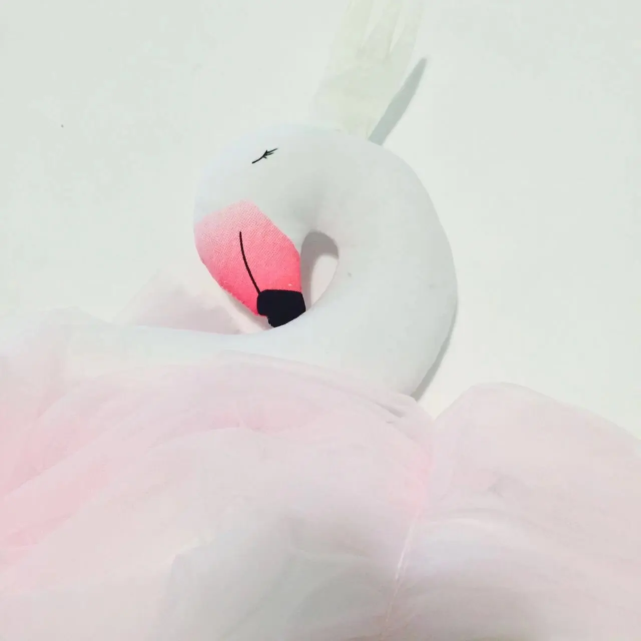 INS Long-legged gauze Swan doll Children's dolls stuffed animals toys for children cute plush flamingo Birthday gift | Игрушки и