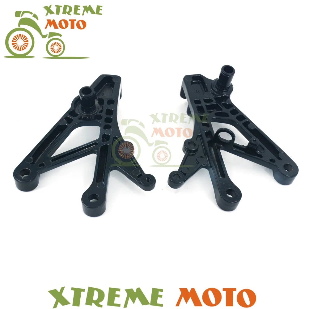 Черные опоры для передних гонок ног кронштейны штатива Honda CBR600 F4 99 00 CBR 600 F4I 01 02 03 04