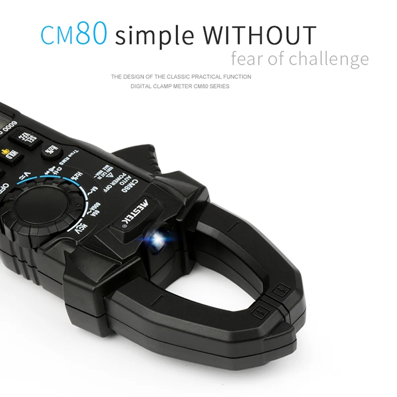 CM80/CM81 цифровой клещи мультиметр токовый зажим AC/DC тестер сопротивления