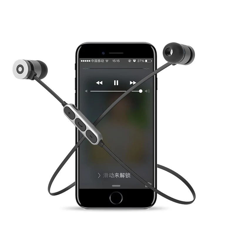 Sports Bluetooth Earphone Magnetic Earpiece Stereo Wireless Headset Earbuds with Microphone for iPhone X Universal | Электроника