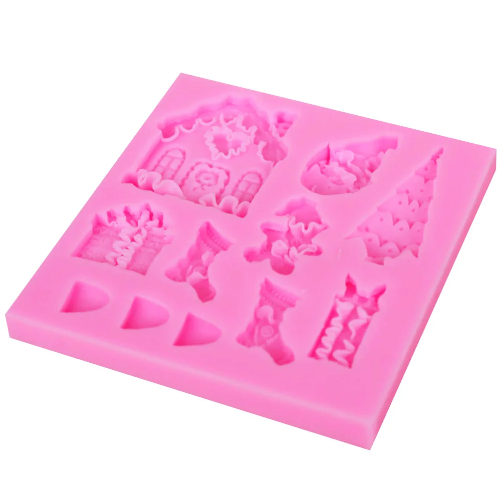 Byjunyeor M120 эпоксидная УФ Смола Рождественская елка подарок чулки силиконовая