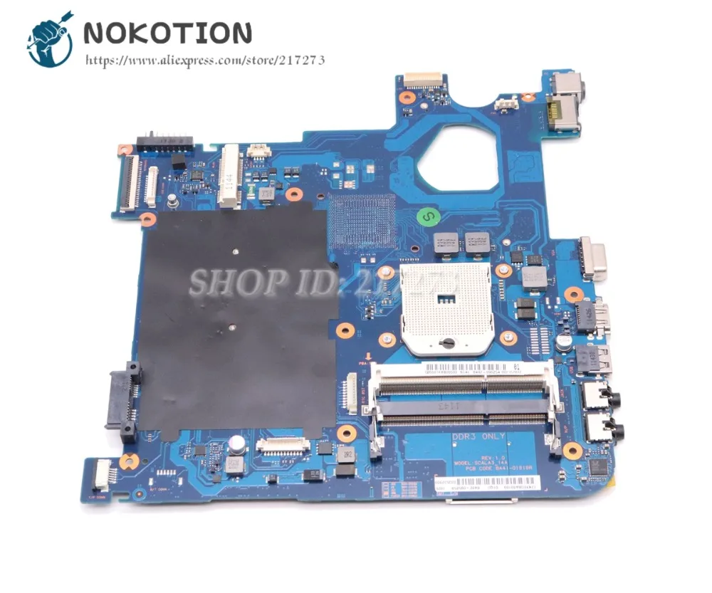 

NOKOTION For Samsung NP305 NP305E4A NP305E5A Laptop Motherboard Socket FS1 DDR3 BA92-09525A BA92-09525B BA41-01818A