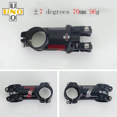 UNO 7 стержень Kalloy Сверхлегкий+-7 17 градусов MTB велосипед Alu 7050 31,8 мм 60 70 мм 80 мм 90 мм 100 110 120 130 мм велосипедный стержень King сплав - Цвет: 7 Degree 70mm