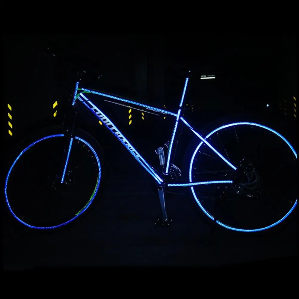 Mounchain Bicycle Reflective Sticker Tape Noctilucent Waterproof Fluorescent Bike Decoration | Спорт и развлечения