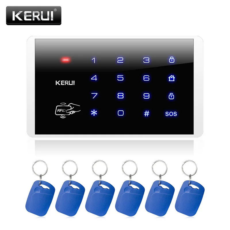 Kerui Беспроводная Клавиатура RFID система сигнализации сенсорный экран Клавиатура для Kerui домашняя система охранной сигнализации