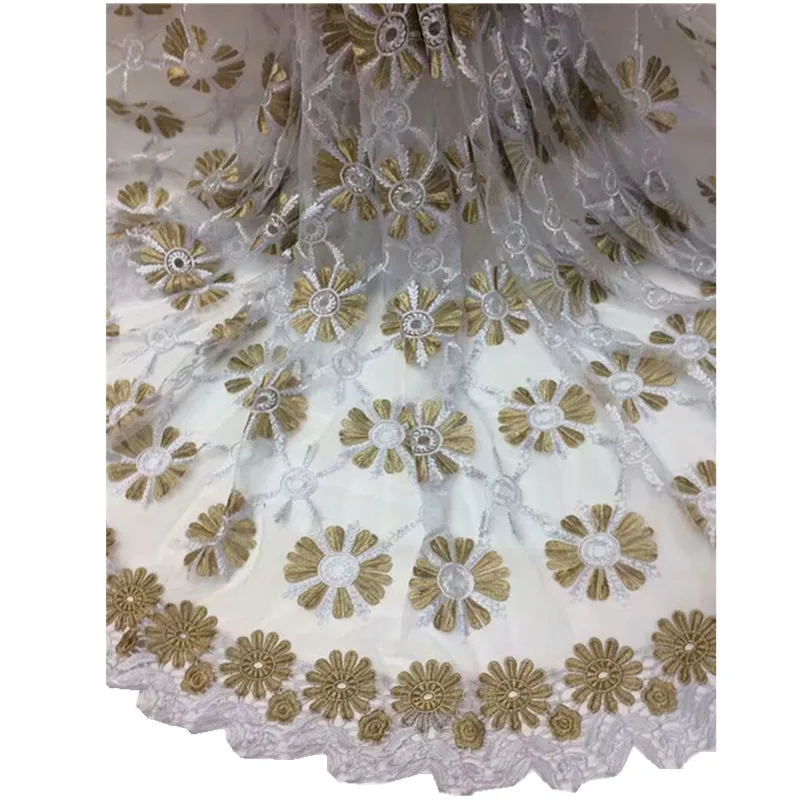 Африки Нигерии кружевной ткани для партии и свадебное платье Французский чистая
