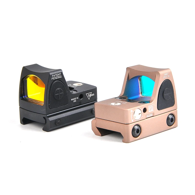 Trijicon мини RMR красный точечный прицел коллиматор Глок/винтовка рефлекторный 20 мм