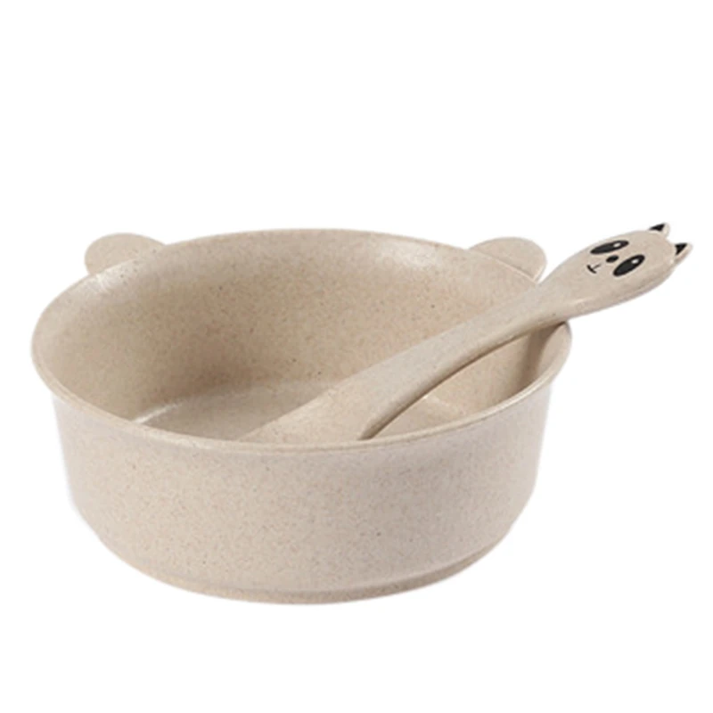 Детская посуда для кормления с рисунком панды детская столовая анти-Горячая