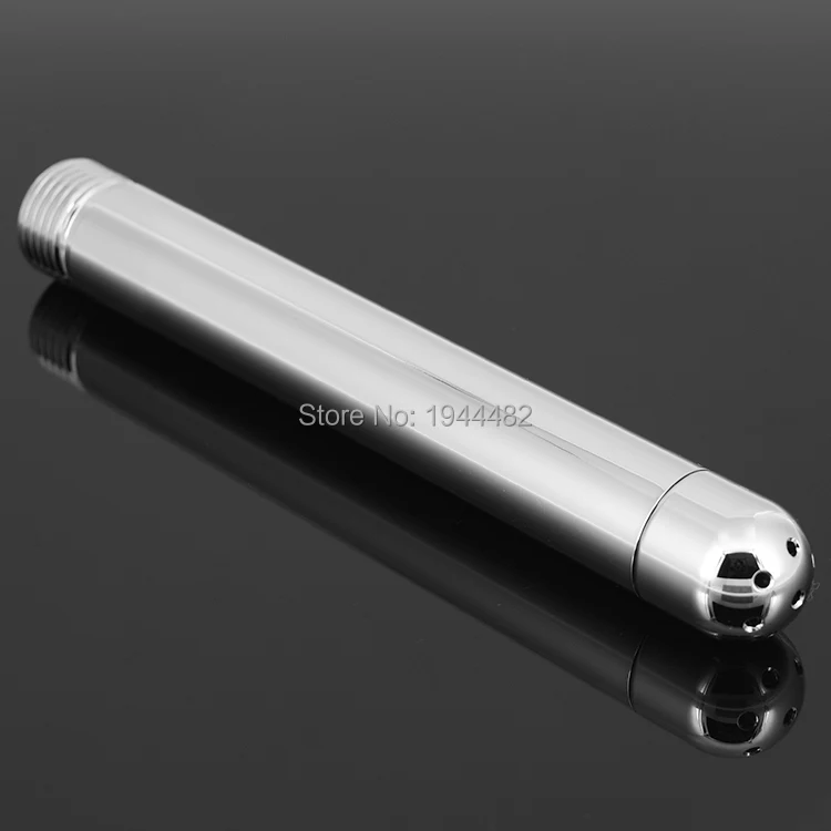 Металлическая Анальная пробка с промывкой металлическая секс игрушки для