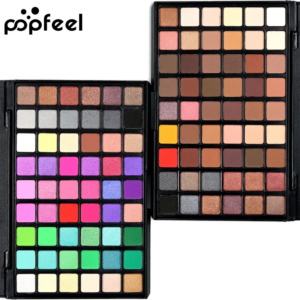 Палитра теней для век 54 Цвета матовая палитра косметический набор Shimmer maquiagem