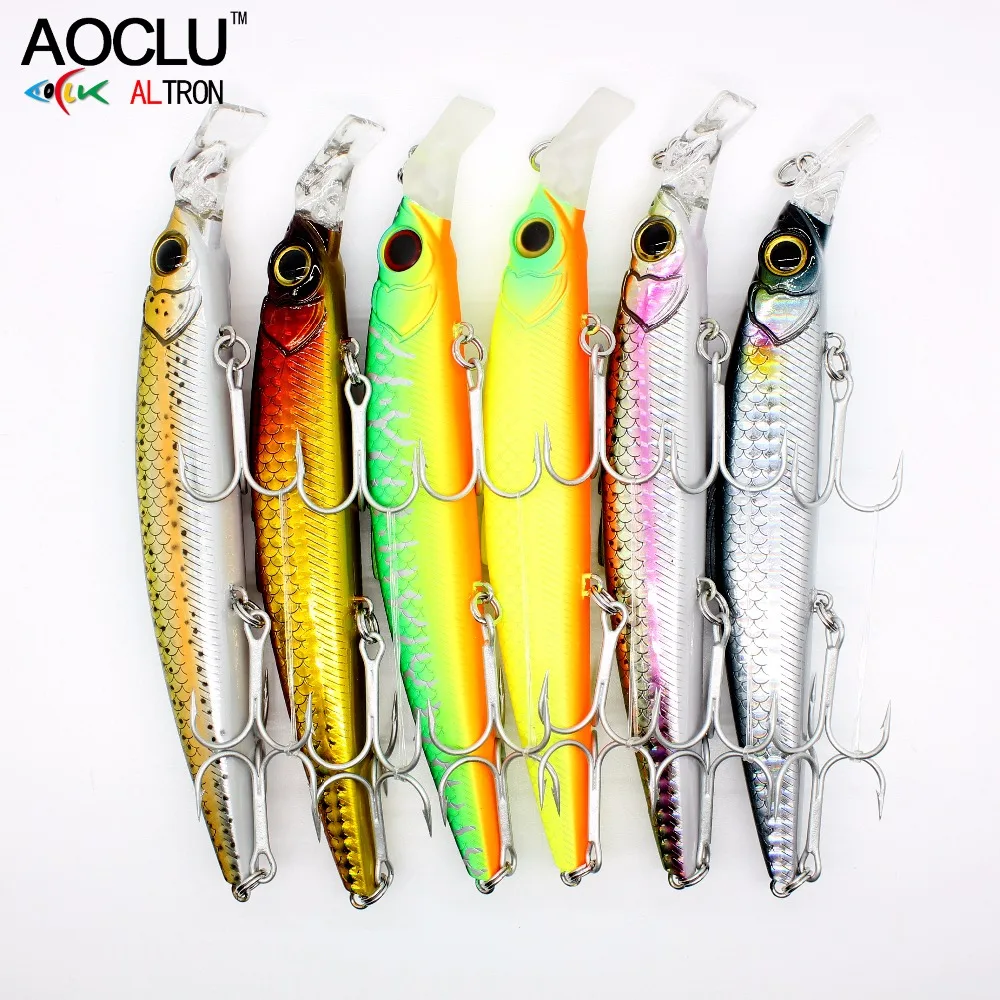AOCLU приманки Воблеры Jerkbait 150 см 27 г жесткая приманка в виде гольяна кренк для