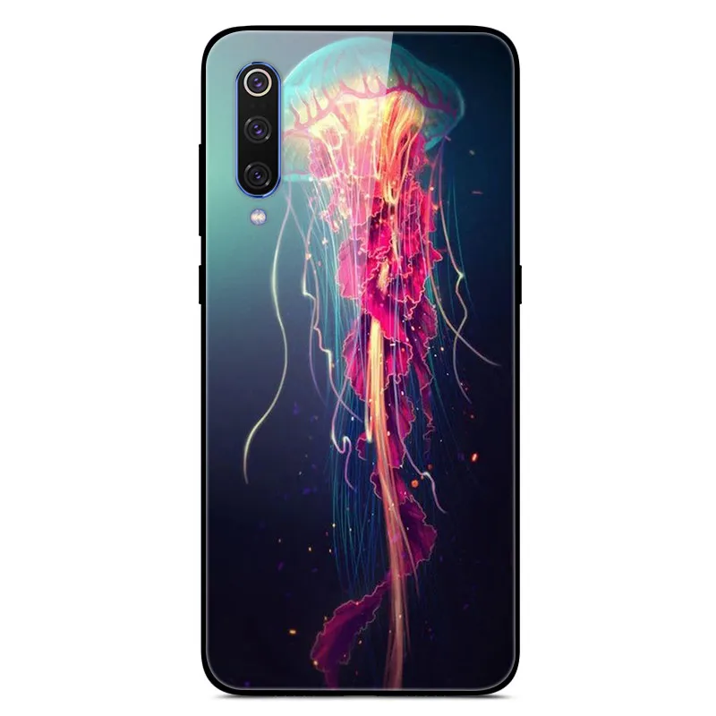 46 Для Xiaomi mi 9 SE mi 9SE чехол mi 9SE модная задняя крышка из закаленного стекла жесткий чехол для телефона s для Xiaomi mi 9 mi 9 чехол mi CC9 9 Lite - Цвет: 46