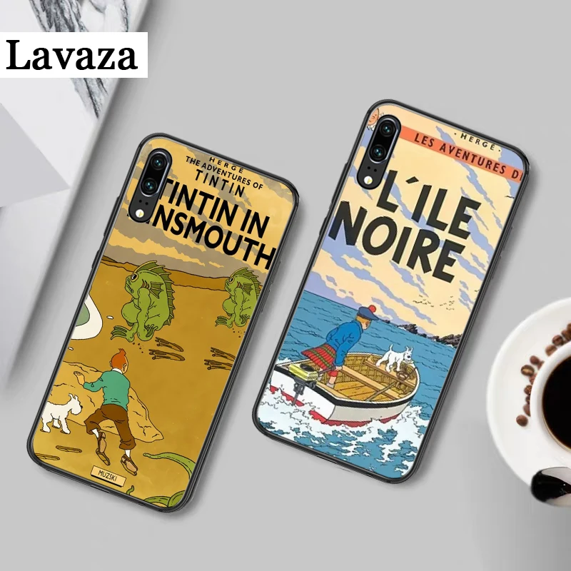 Разноцветный силиконовый чехол Adventures of Tintin для Huawei P8 Lite 2015 2017 P9 2016 Mimi P10 P20 Pro P Smart Z