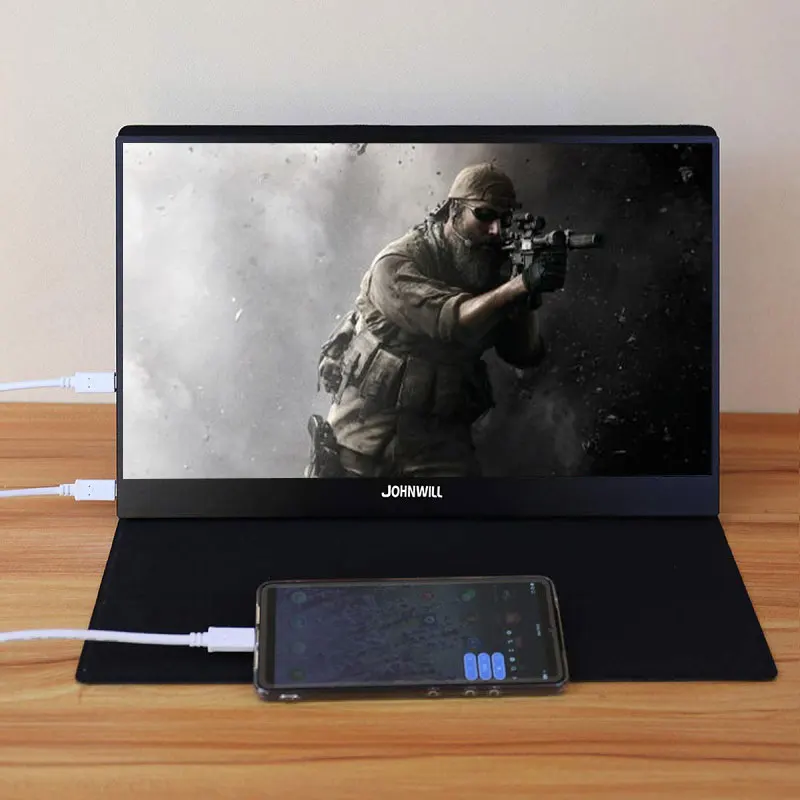 15,6 дюймов Gameing экран в 1920x1080 IPS ЖК-монитор для сенсорного экрана светодиодный дисплей HDMI/USB-C интерфейс для CCTV переключатель Ps4