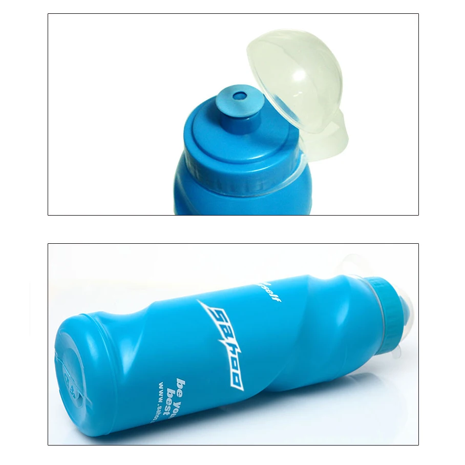 Сжимаемая бутылка сжимаемая Спортивная для воды 700 мл чайник HDPE пластиковая