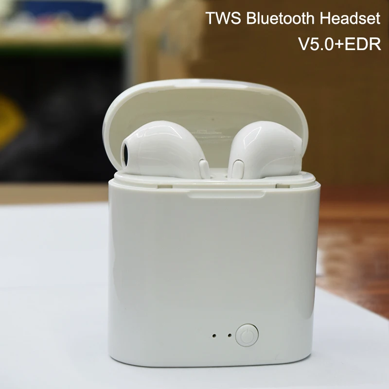 I7s TWS 5 0 беспроводные Bluetooth наушники стерео вкладыши гарнитура с зарядным